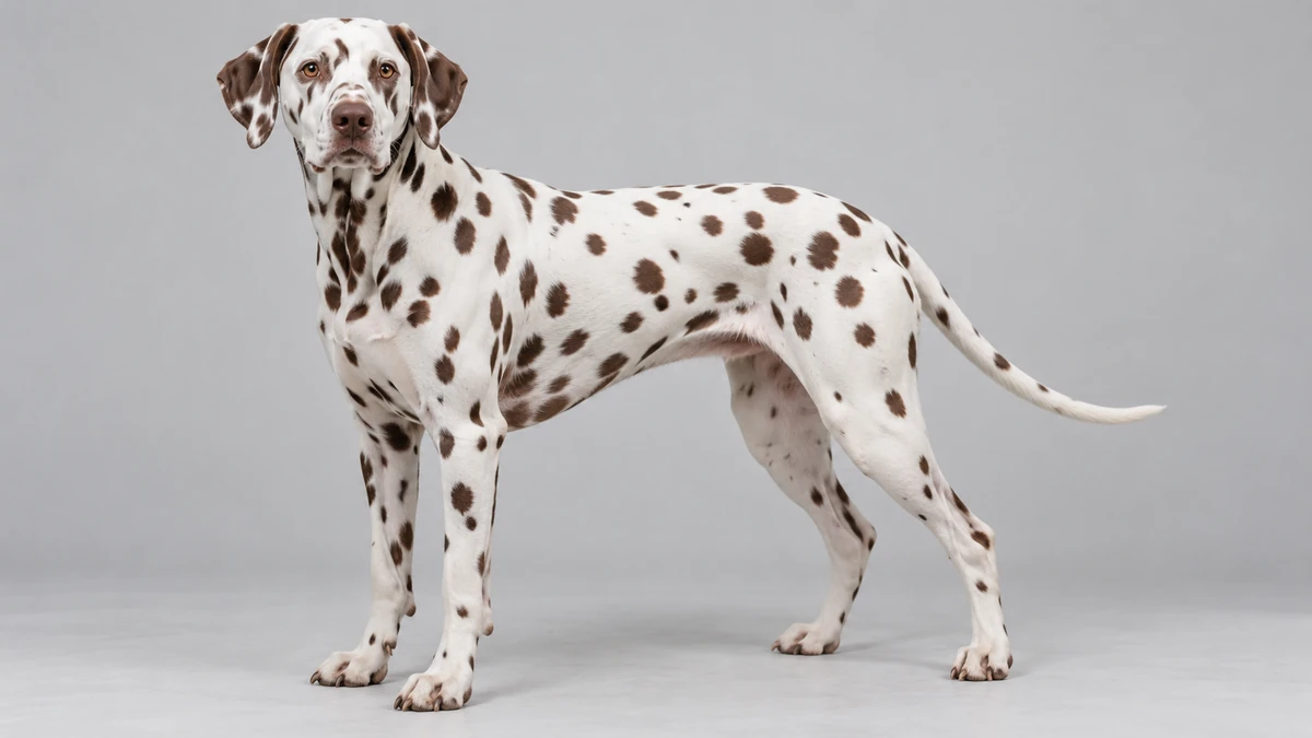 Dalmaçyalı köpek — orta karaciğer renk