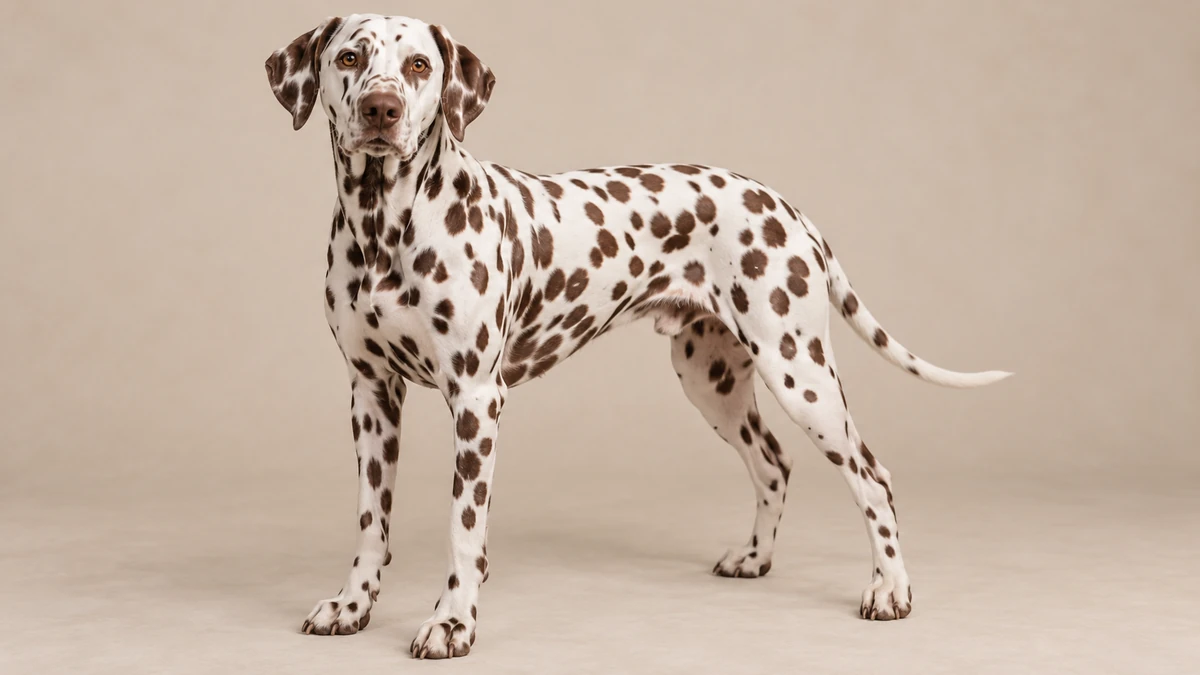 Dalmaçyalı köpek — yoğun karaciğer benek renk