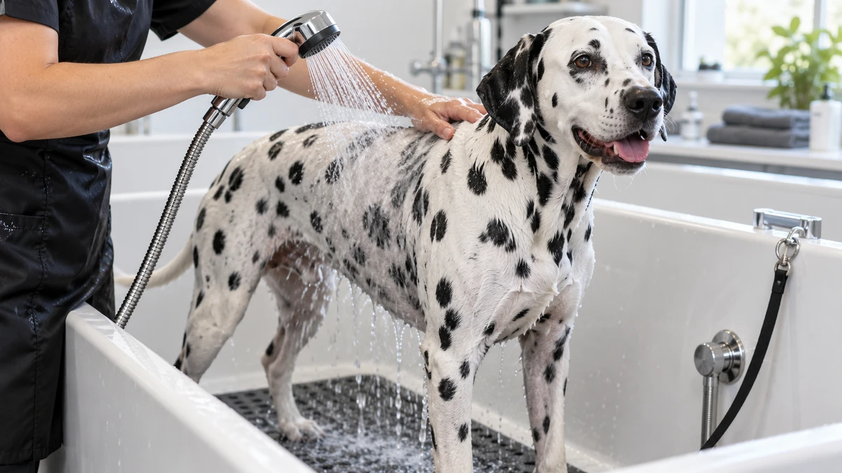 Dalmaçyalı köpek — banyo ve temizlik